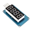 3 stücke TM1637 4 Bits Digital LED Display Modul 7 Segment 0,36 Zoll ROTE Anodenröhre Vier Serielle Treiberplatine Für