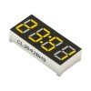 5 pièces 0.36 pouces 4 chiffres LED 7 Segments rouge/jaune horloge Tube d\'affichage 30*14mm Module anode commune