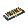 5Pcs 0.56 Inch Yellow LED Display Tube 4-Digit 7-segments Module for Arduino - products that work with official Arduino boards