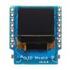 5 pièces OLED Shield V2.0.0 pour Wemos D1 Mini 0.66 pouces pouces 64X48 IIC I2C deux boutons