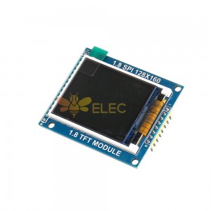 5 件 1.8 英寸 LCD TFT 显示模块，带 PCB 背板 128X160 SPI 串口