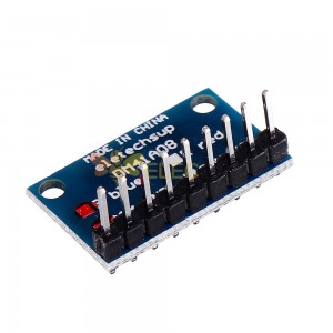 5 uds 3,3 V 5V 8 bits azul cátodo común indicador LED Módulo de visualización Kit DIY