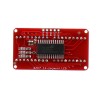 5 Stück 4-Bit Pozidriv 0,54 Zoll 14-Segment-LED-Digitalröhrenmodul Rot & Grün I2C-Steuerung 2-Linien-Steuerung