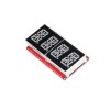 5 Stück 4-Bit Pozidriv 0,54 Zoll 14-Segment-LED-Digitalröhrenmodul Rot & Orange I2C-Steuerung
