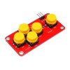 5pcs AD Analog Keyboard Module Electronic Building Blocks 5 Keys for Arduino