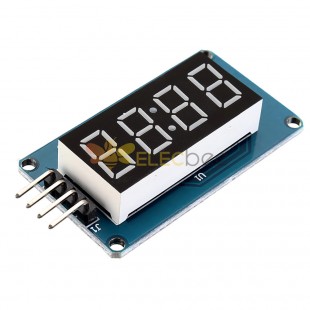5pcs TM1637 4 Bits Digital LED Display Module 7 Segment 0.36 Inch RED Anode Tube Four Serial Driver Board For