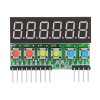 5 шт. TM1637 6-битный светодиодный модуль сканирования светодиодного дисплея постоянного тока 3,3 В до 5 В цифровой интерфейс IIC шесть в одном 0,36 дюйма для Arduino - продукты, которые работают с официальными платами Arduino