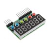 5 قطع TM1637 6-Bits Tube LED Display Key Scan Module DC 3.3V to 5V Digital IIC Interface Six In One 0.36 Inches for Arduino - المنتجات التي تعمل مع لوحات Arduino الرسمية
