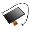Schermo LCD da 7 pollici LVDS 1024x600 HD Schermo IPS con angolo di visione completo Touch capacitivo G + G Interfaccia USB Display industriale