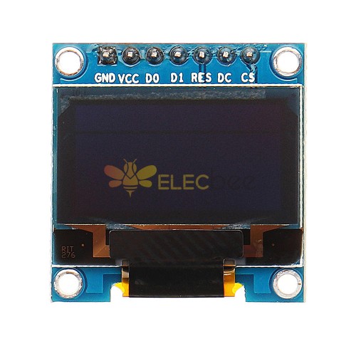 7-poliges 0,96-Zoll-OLED-Display gelb blau 12864 SSD1306 serielles SPI IIC-LCD-Bildschirmmodul für Arduino