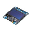 7 pinos 0,96 polegadas display OLED amarelo azul 12864 SSD1306 SPI IIC módulo de tela LCD serial para Arduino