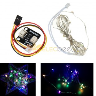 وحدة مصباح السلسلة الإلكترونية بأربعة ألوان مبهرة LED مصباح فني لسلسلة Arduino