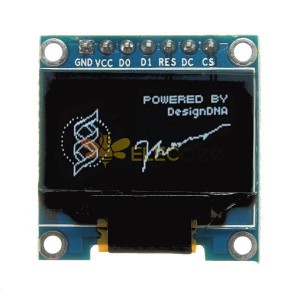Modulo display OLED bianco 3 pezzi 7 pin 0,96 pollici IIC/SPI seriale 128x64
