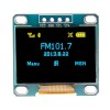 Module d\'affichage OLED IIC I2C bleu jaune 0,96 pouces 4 broches pour Arduino - produits compatibles avec les cartes officielles Arduino