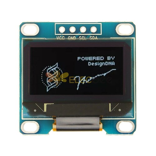 0.96 İnç 4Pin Beyaz IIC I2C OLED Ekran Modülü Arduino için 12864 LED - resmi Arduino kartlarıyla çalışan ürünler