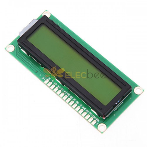 Arduino 1602 字符 LCD 顯示模塊黃色背光 - 與官方 Arduino 板配合使用的產品 5pcs