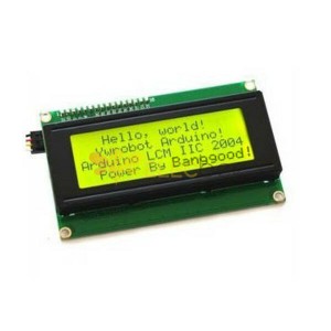 IIC / I2C 2004 204 20 x 4 字符 LCD 顯示模塊 黃色 綠色 5V