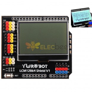 LCM12864 Shield LCD Display Expansion Board for Arduino - المنتجات التي تعمل مع لوحات Arduino الرسمية