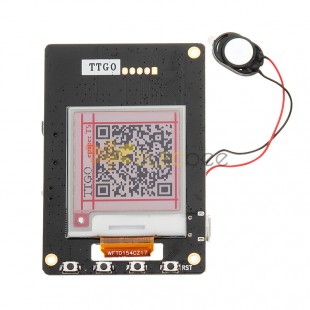 TTGO T5 V1.0 Wifi藍牙無線模塊ESP-32 ESP32 1.54英寸RBW OLED電子紙顯示器Sperker開發板