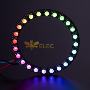 Ring 24x 5050 RGBW LED 4500K With Integrated Driver Natural White Module Board for Arduino