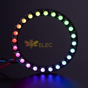 Ring 24x 5050 RGBW LED 4500K With Integrated Driver Natural White Module Board for Arduino