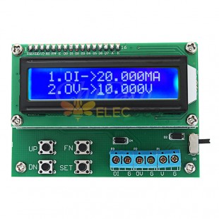 TGC700 4-20mA 10V 电压电流信号发生器 20mA 信号变送器带 LCD 1602 显示