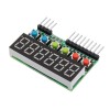TM1637 6 位管 LED 显示屏按键扫描模块 DC 3.3V 至 5V 数字 IIC 接口六合一 0.36 英寸 Geekcreit for Arduino - 适用于官方 Arduino 板的产品