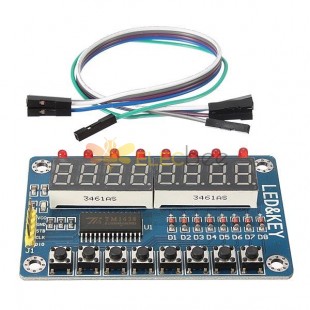 TM1638 Chipschlüssel-Anzeigemodul 8-Bit-Digital-LED-Röhre