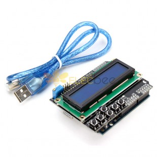 UNO R3 USB Development Board mit LCD 1602 Keypad Shield Kit