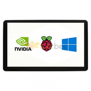 15.6 Inch IPS HDMI Display USB Capacitive Touch Screen 1920x1080 for NVIDIA Jetson Nano Raspberry Pi with shell