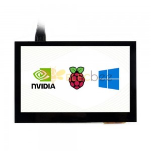 NVIDIA Jetson Nano Raspberry Pi / Zero için 4.3 İnç IPS HDMI Ekran Kapasitif Dokunmatik Ekran Desteği