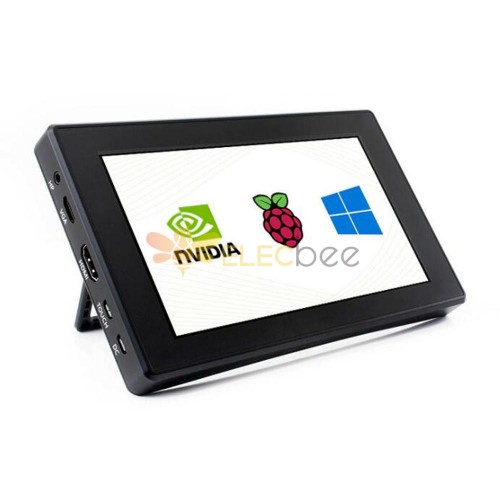 Touch screen capacitivo in vetro temperato da 7 pollici IPS Display HDMI 1024x600 per console di gioco Raspberry Pi Jetson Nano Mini PC