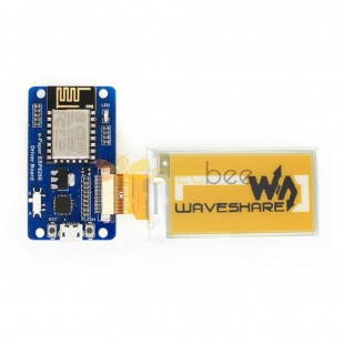 Tela de e-Paper de 2,13 polegadas + placa de driver a bordo ESP8266 módulo sem fio WiFi amarelo/preto/branco display