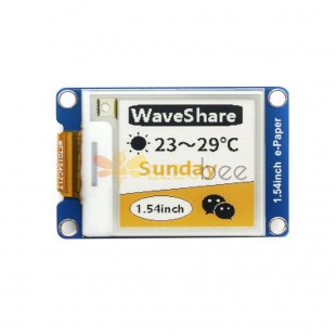 1.54 Inch ink Screen Module 152x152 Electronic Paper SPI Interface Yellow Black and White Three-color Display