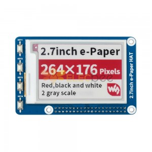 2,7-Zoll-Tintenbildschirm 264 x 176 Elektronisches Papieranzeigemodul Rot Schwarzweiß E-Papier