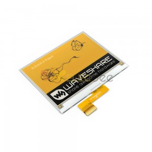 4.2 inç Elektronik mürekkep Ekran E-kağıt 400x300 Çözünürlük Sarı Siyah Beyaz Ekran Modül Kartı