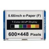5,65 pouces ACeP 7 couleurs E-Paper E-Ink Raw Display 600x448 Pixels SPI Paper-like Module