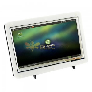 Touch Screen capacitivo da 7 pollici B con custodia 800x480 Basso consumo energetico HDMI Basso consumo con custodia bicolore