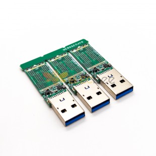 3 Stück BGA152 BGA132 BGA136 TSOP48 NAND Flash USB 3.0 U Disk PCB IS917 Hauptcontroller ohne Flash-Speicher zum Recyceln von SSD-Flash-Chips
