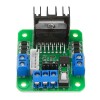 3 Stück L298N Doppel-H-Brücken-Motortreiberplatine Schrittmotor L298 DC-Motortreibermodul Grüne Platine Geekcreit für Arduino – Produkte, die mit offiziellen Arduino-Platinen funktionieren