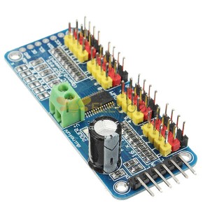 5 Stück PCA9685 16-Kanal 12-Bit-PWM-Servomotortreiber-I2C-Modul