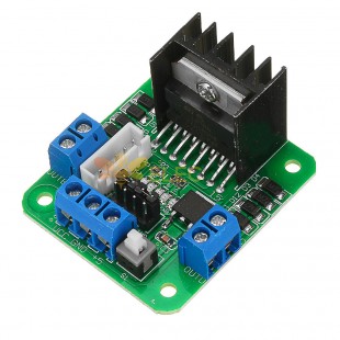 5 件 L298N 雙 H 橋電機驅動板步進電機 L298 直流電機驅動模塊 Arduino 綠板 - 與官方 Arduino 板配合使用的產品
