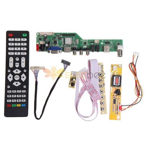 Placa de driver de controlador de TV LCD universal M3663.03B DVB-T2