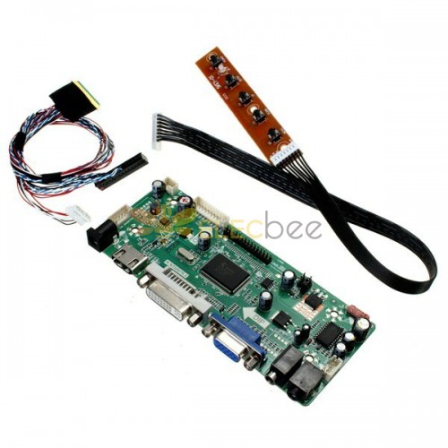 LCD LVDS Driver Board Converter Kit for 1920X1080 B156HW02 V.2 HDMI+DVI+VGA 