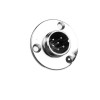 GX16 Aviation Connector 6 Pin Male Socket Flange Round Connector Panel Receptacles