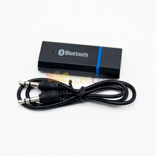 blok miste dig selv Ung dame Audio Receiver Bluetooth 5.0 Car USB Adapter DIY Audio Black Callable Aux  Headset