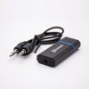 Receptor de áudio Bluetooth 5.0 Adaptador USB para Carro DIY Áudio Preto Callable Aux Fone de Ouvido