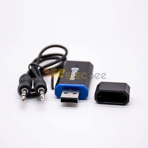 Audio Receiver Bluetooth 5.0 Car USB Adapter DIY Audio Black