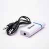 USB車載藍牙適配器藍牙5.0帶線白色藍牙DIY音響AUX耳機可通話