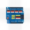 Arduino擴展板傳感器防護板V5.0電子積木 UNO擴展盾PCB安裝